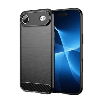 Чехол Carbon Case для iPhone 17 Air, черный