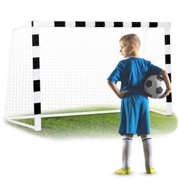 Neo-Sport Futbola Vārti 180x120x60 cm NS-464 Melnbalti - Ideāli Treniņiem un Spēlēm