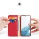 Чехол-книжка Dux Ducis Hivo для Samsung Galaxy S23+ Кожаный Красный