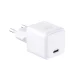 Сетевое зарядное устройство 3mk Hyper Charger PD GaN 25W с кабелем USB-C, белое