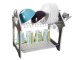 Two-Tier Dish Drainer Rack with Drip Tray