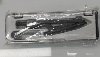 School Compass Set with Pencil and Spare Leads Geometry Kit, black