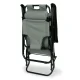 Multigarden Garden Lounger with Headrest, Foldable, Grey