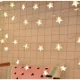 Telcon LED virtene Zvaigznītes 10m 80 LED USB, silti balta