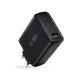 Сетевое зарядное устройство Tech-Protect NC140W-GAN 140W 4 порта, черный