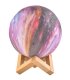 Decorative Night LED Lamp 3D Moon with Remote Control - 16 colors