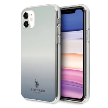 Apple iPhone 11 6.1'' US Polo Gradient Pattern Collection Case Cover (USHCN61TRDGLB), Blue