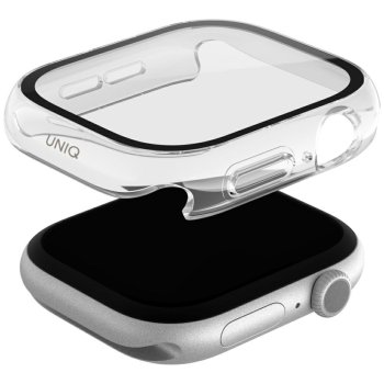 Uniq Nautic Case with Glass for Apple Watch 10 (46mm), Dove