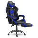 Ergonomic Gaming Chair Sofotel Cerber with Footrest, Black - Blue
