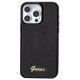 Guess Sequin Script Metal case for iPhone 15 Pro - black