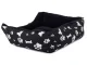 Large pet bed with cushion, 55x42x14 cm