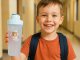 Kids Water Bottle for School 500ml Leak-Proof, Blue