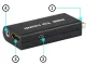 Адаптер PS2 на HDMI со звуком для PlayStation 2, черный