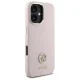 Guess iPhone 16 vāciņš Silicone Logo Strass 4G, gaiši rozā