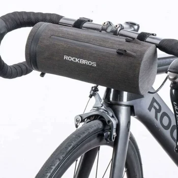 Rockbros AS-051 ūdensizturīga velosipēda stūres soma, melna