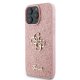 Guess Fixed Glitter Big 4G korpuss iPhone 16 Pro - rozā krāsā | case for pink