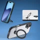 Dux Ducis iPhone 17 vāciņš Aimo Mag ar statīvu, melns