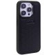 Audi iPhone 15 Pro Max vāciņš GT Synthetic Leather, melns