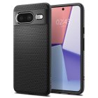 Google Pixel 8 Spigen Liquid Air TPU Case Cover, Black | Telefona Vāks Maks Apvalks Bampers
