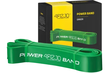 4Fizjo Power Band pretestības gumija 27-36 kg, zaļa