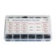 150-Piece Bonded Seal Washer Kit Metric M6-M22 Metal Rubber Gasket Assortment