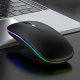 Аккумуляторная беспроводная мышь с RGB-подсветкой, черная