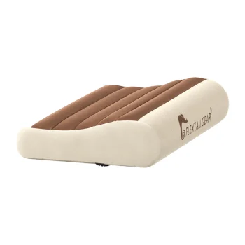 Надувная туристическая подушка Flextail Zero Pillow Коричневая
