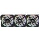 Thermaltake TS120 EX RGB 120mm datora ventilators 3 gab. melns