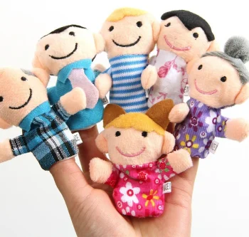 Кукольный театр Плюшевая игрушка на палец 6 шт. | Puppet Theater Plush toy on...