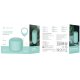 Ūdensizturīgs Bluetooth skaļrunis Devia Kintone Mini, zaļš