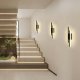 Double LED Wall Lamp ZD142, Warm White, Black
