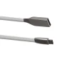 Maclean MCTV-833W plakans Micro-USB kabelis, 1m, Balts