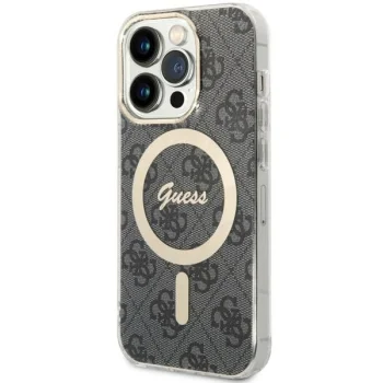 Чехол Guess для iPhone 14 Pro 4G MagSafe, черный