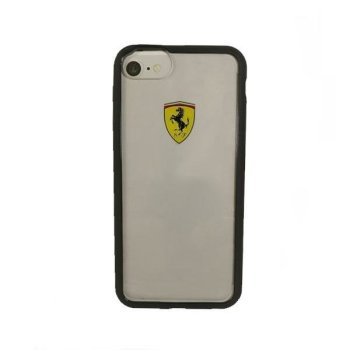 Ferrari Чехол для iPhone Banner Прозрачный/Черный