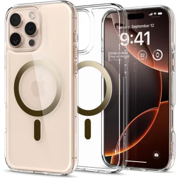 Чехол Spigen Ultra Hybrid Mag с MagSafe для iPhone 16 Pro Max - Золотой
