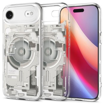 Чехол Spigen для iPhone 17 / 17 Air Ultra Hybrid Mag Zero One, серый