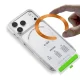 Magnētiskais gredzens Tech-Protect MMP-210 MagSafe, 2 gab., oranžs / melns