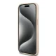 Чехол DKNY для iPhone 15 Mono Stripe & Metal Logo, розовый