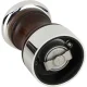 Peugeot Palace Pepper Mill, 10 cm, Beech Wood and Silver Plated