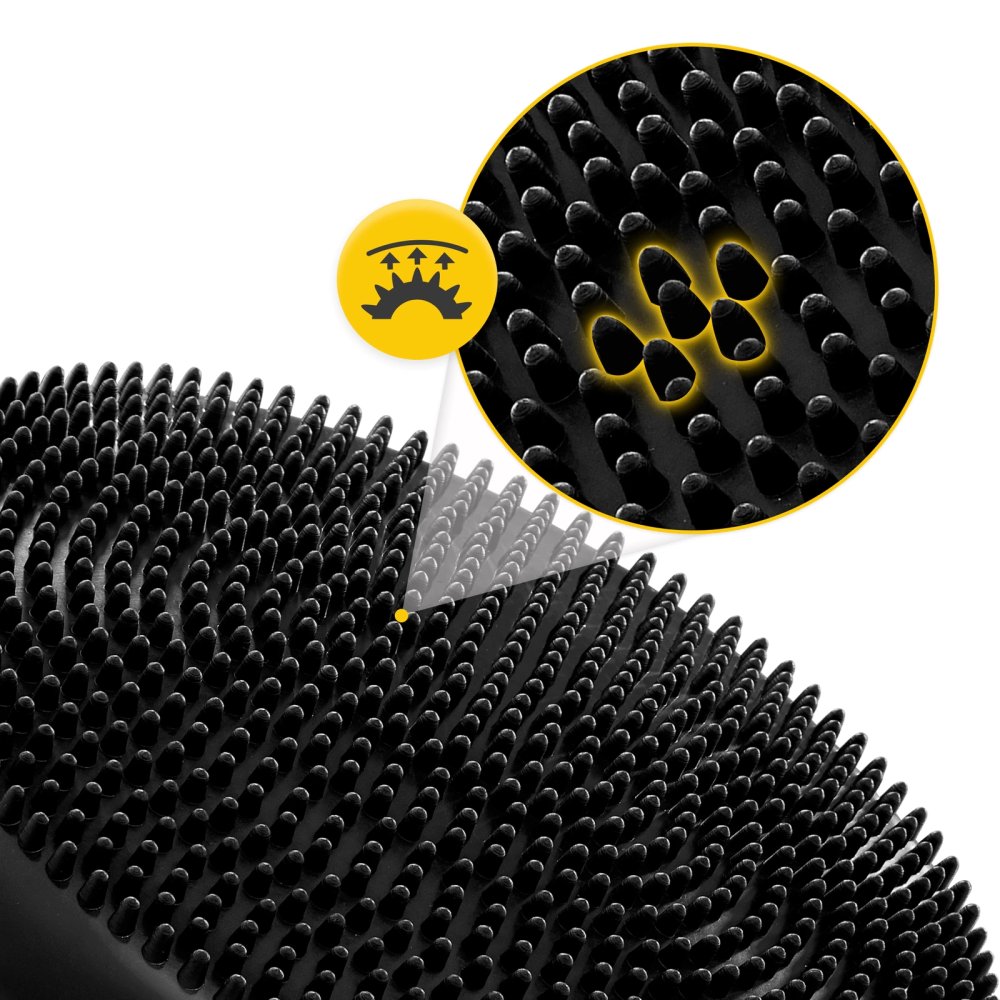 Балансировочная подушка 4FIZJO PRO+ для фитнеса 33 см, черная (2)