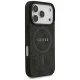 Guess 4G Ring Classic Logo MagSafe vāciņš iPhone 17 Pro, melns