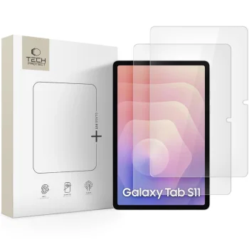 Защитное стекло Tech-Protect Glass Fit+ для Samsung Galaxy Tab S11 11.0 (2 шт.) прозрачное