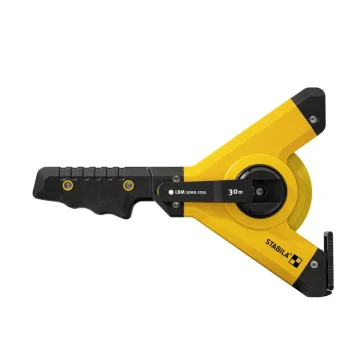 Mērlente ar rāmi STABILA LBM 1000 Steel 30 m, dzeltena/melna