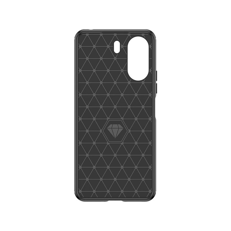 Xiaomi Redmi 13C 4G / 13C 5G / Poco 65 Carbon Fiber TPU Protective Case Cover, Black | Telefona Vāciņš Maciņš... (1)