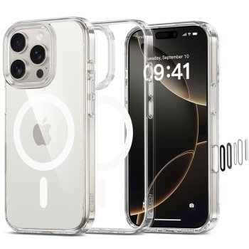 Tech-Protect iPhone 16 Pro Max Case Flexair Hybrid CC Magsafe, Clear