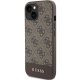 Чехол Guess 4G Stripe Collection для iPhone 15 / 14 13 - коричневый