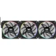 Thermaltake TS120 EX RGB 120mm datora ventilators 3 gab. melns