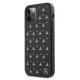 Mercedes iPhone 12 / 12 Pro vāciņš Silver Stars Pattern, melns