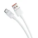 3MK Hyper USB to USB Type C Data Charging Cable 3A 1.2m, White | Провод для Зарядки Передачи...