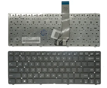 Asus K45, A85V, R400, N45 portatīvā datora tastatūra, melna